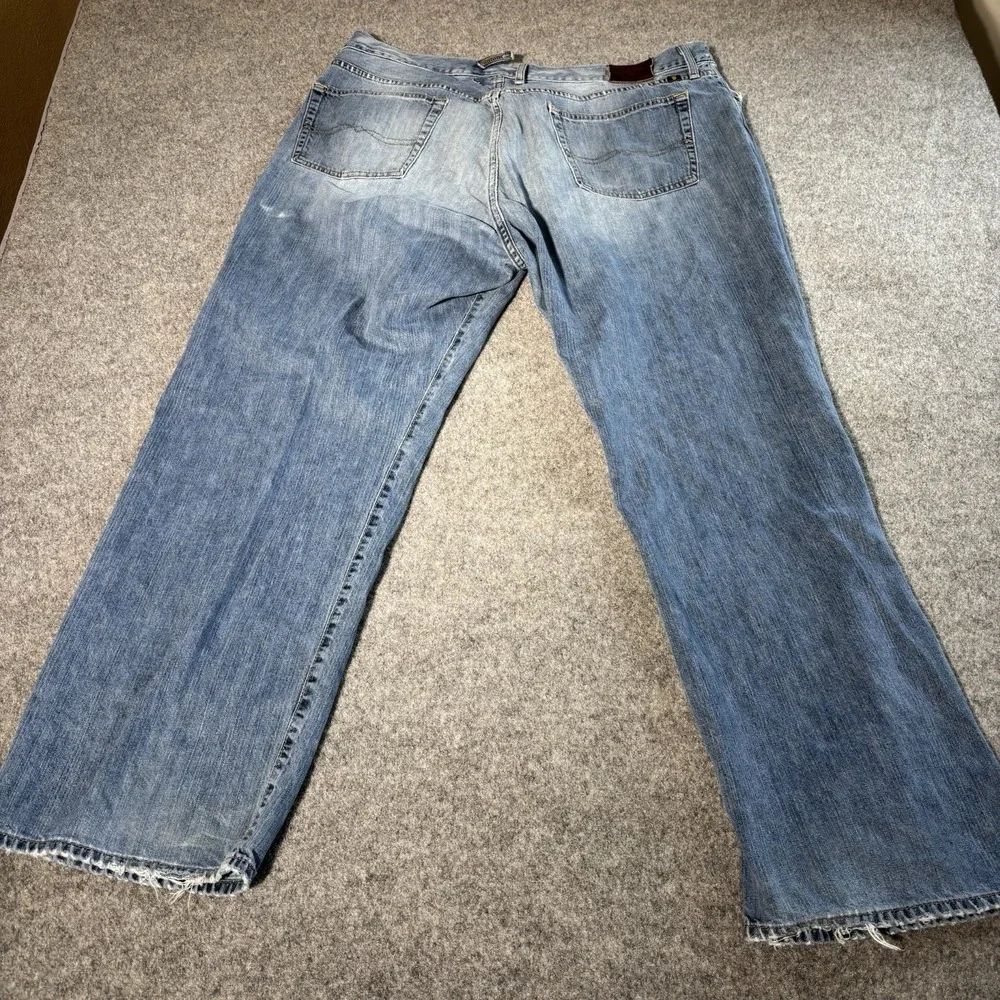Lucky Brand 181 Jeans Mens‎ 42x32 (Fits 42X31) Relaxed Straight Y2K Blue Denim